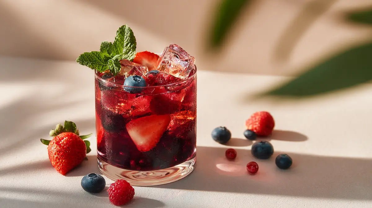 Rezeptidee: Beeriger Mocktail mit Colinea Inner Radiance - Colinea