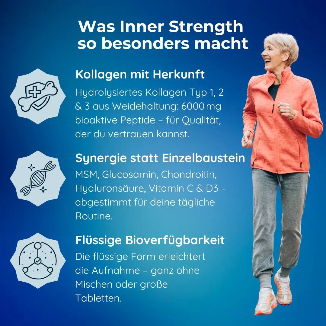 Inner Strength Kollagen - Shot mit Triple - Synergie - Matrix™ - Colinea