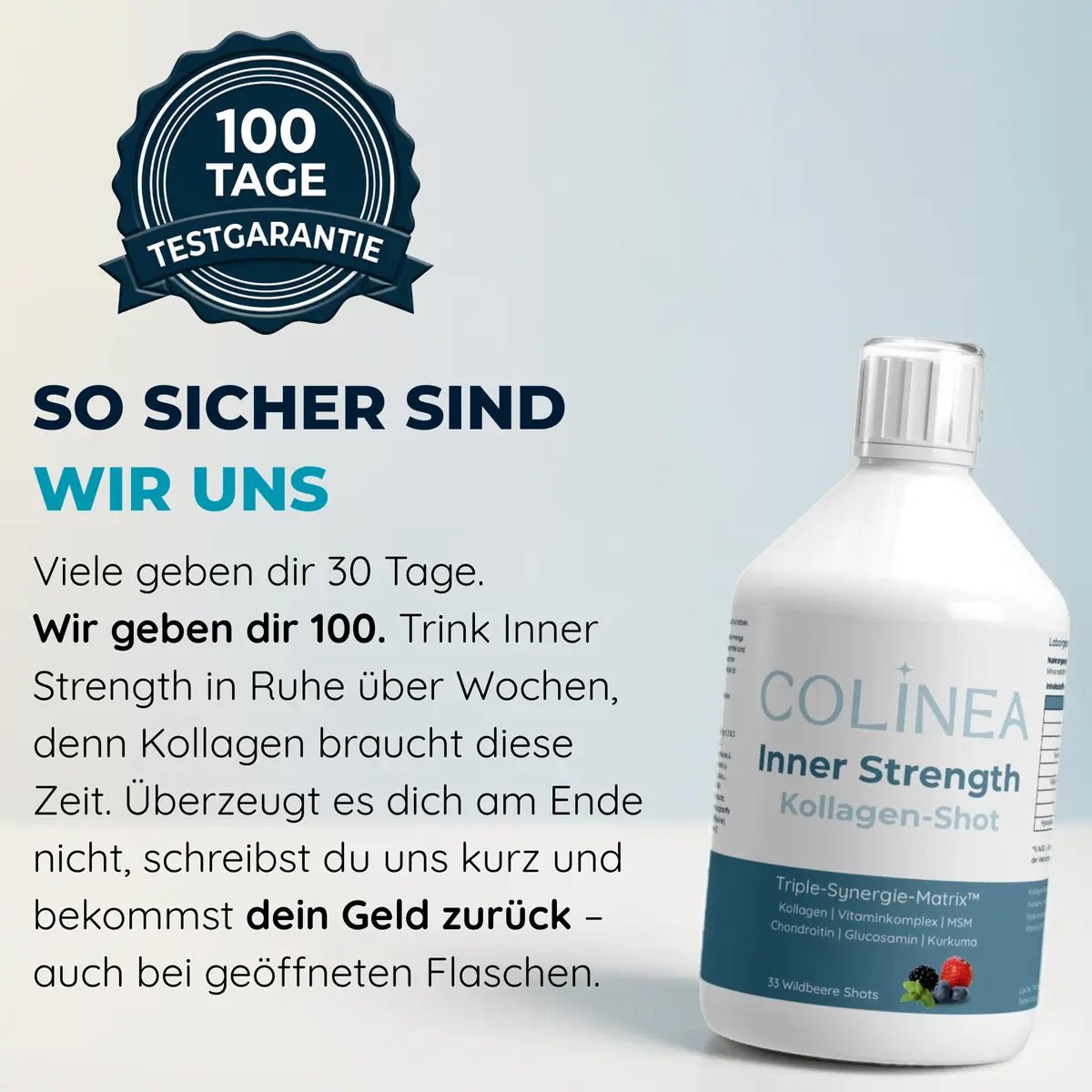 Inner Strength Kollagen-Shot mit Triple-Synergie-Matrix™ - Colinea